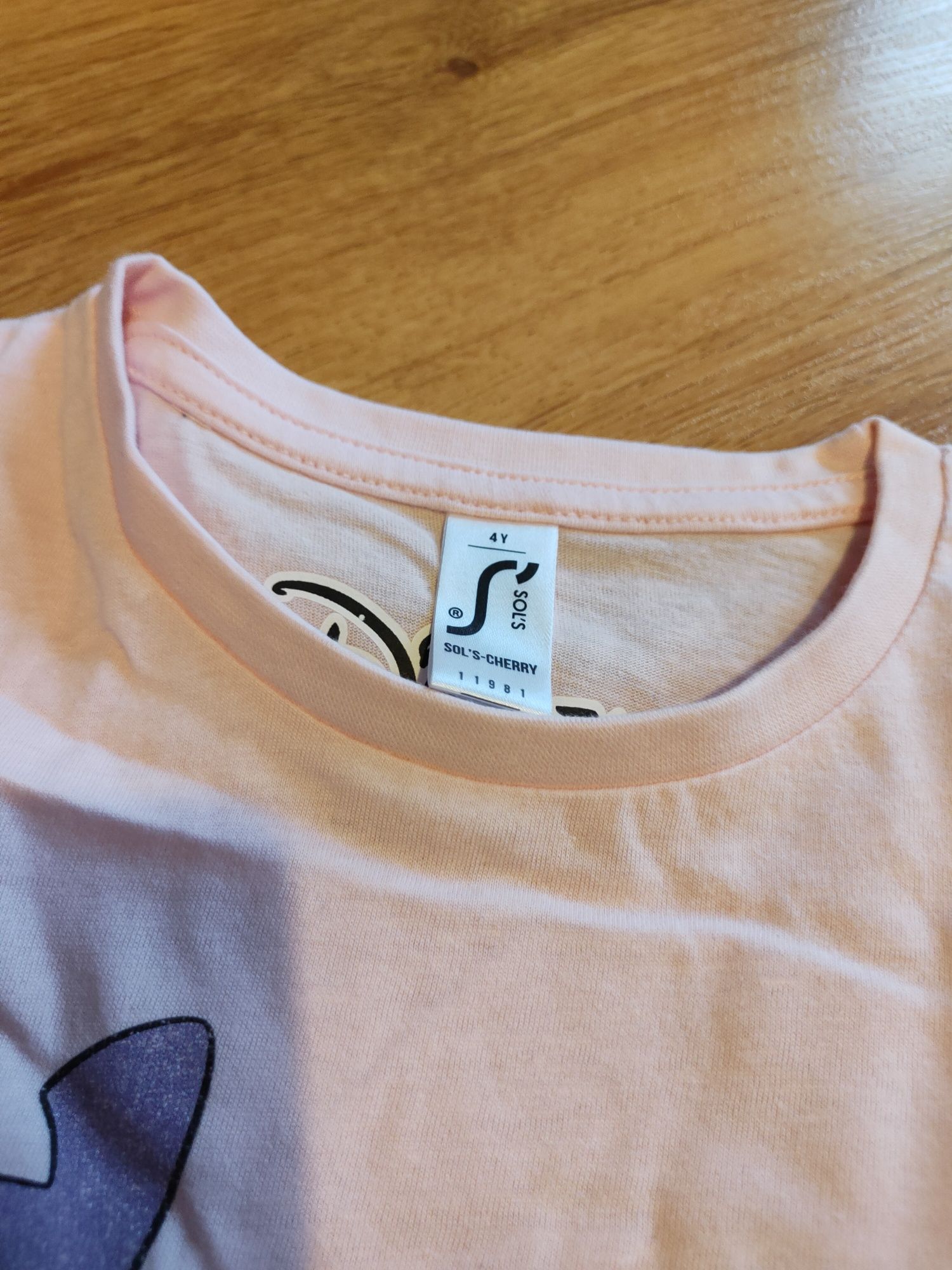 Koszulka t-shirt dla dziewczynki różowa Stitch Disney NOWA rozm. 104