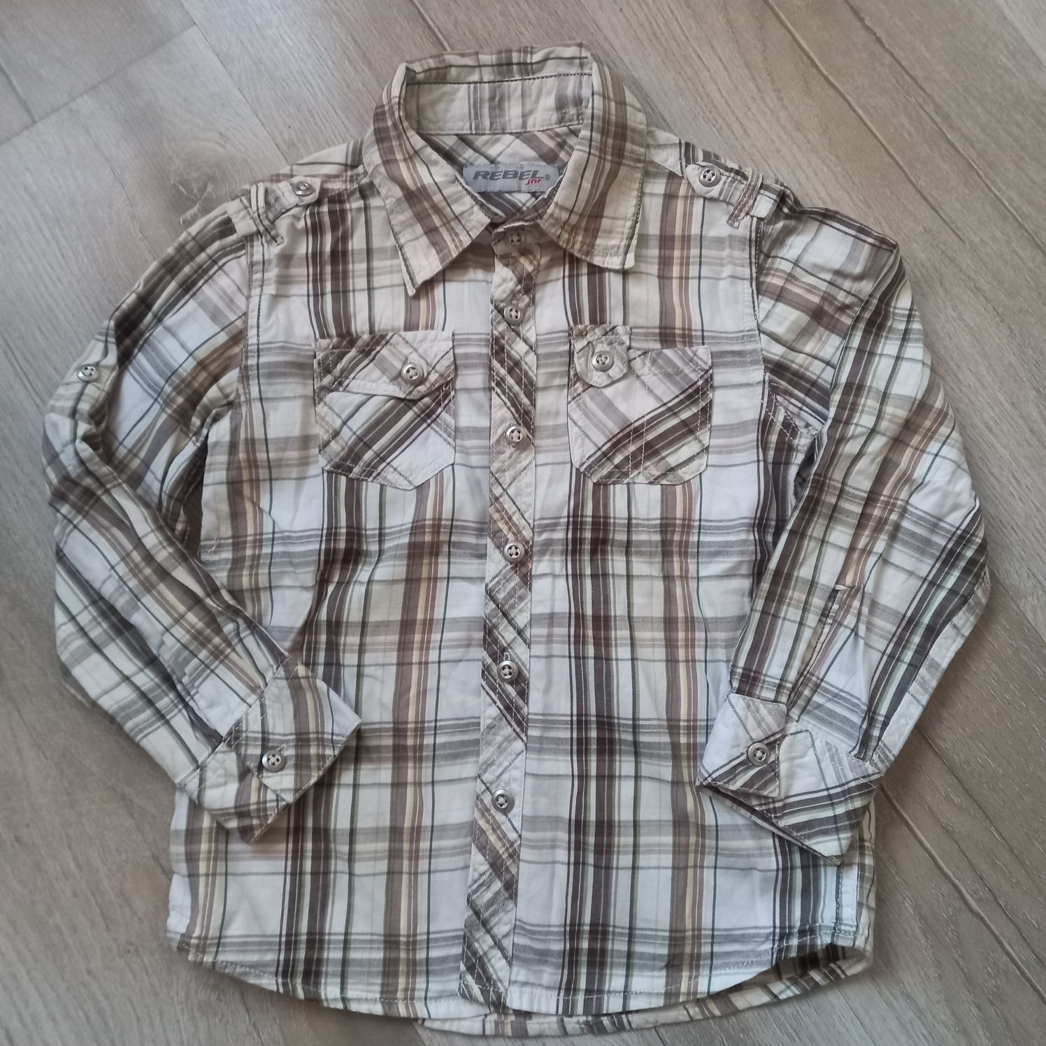 Koszula Rebel jnr roz 5-6 lat 100 % Cotton