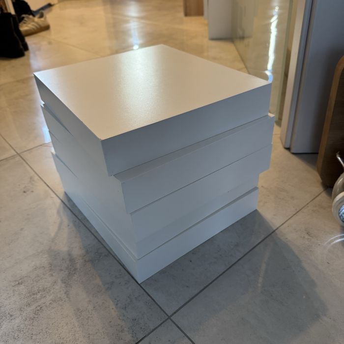 Półki ścienne wiszące Lack Ikea 5 sztuk komplet