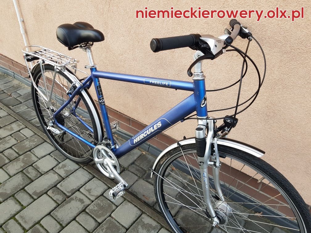 Rower męski trekkingowy HERCULES koła 28 SHIMANO DEORE alu WYSYŁKA
