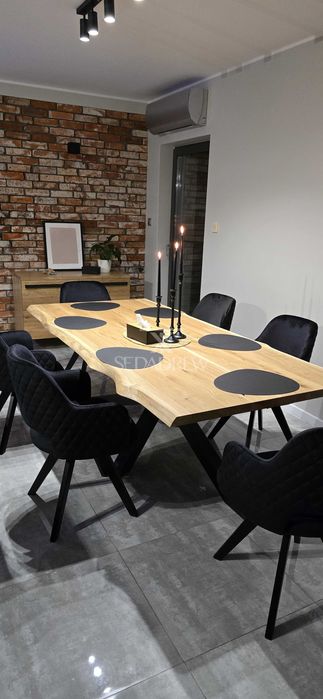 Stół dębowy loft do salonu do jadalni stolik kawowy  lite drewno