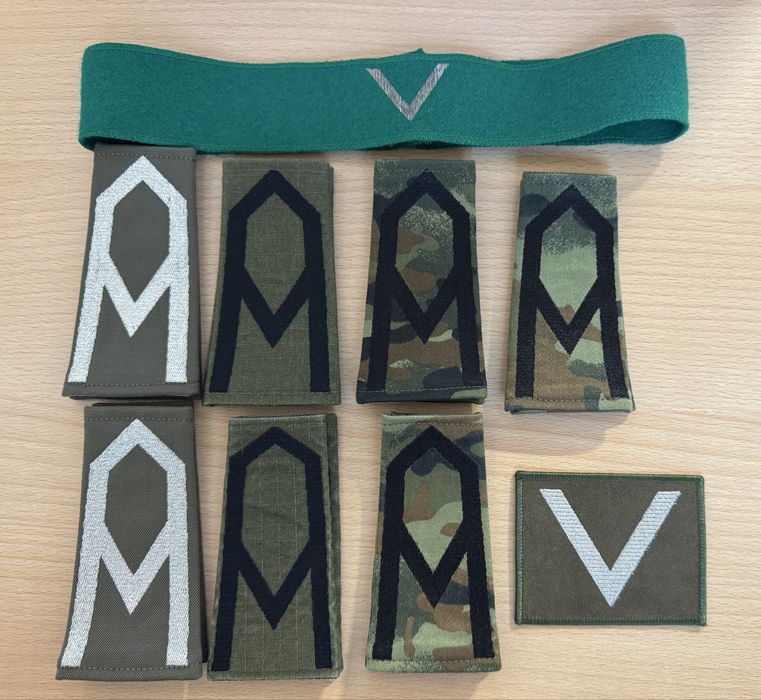 Zestaw dystynkcji sierzant SG