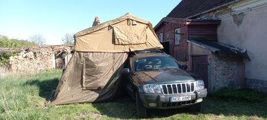Namiot dachowy 140x240 z przedsionkiem + gratis dla kupujacego w maju