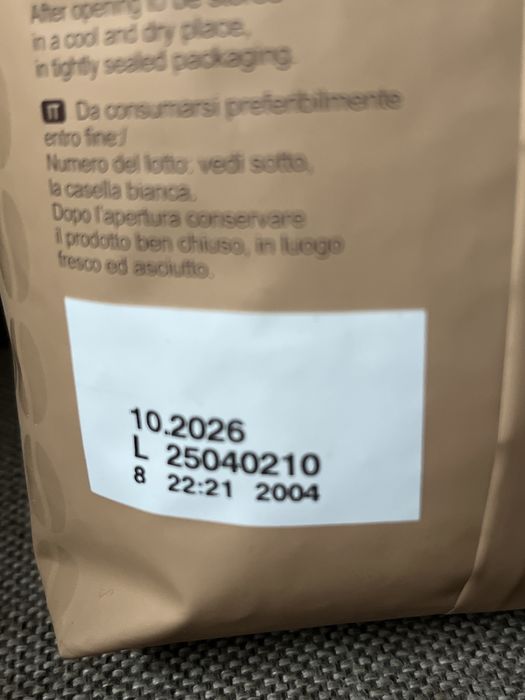 WOSEBA kawa ziarnista Ti Meriti Crema e Aroma 1kg