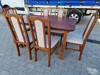 Nowe: Stół + 6 krzeseł,  kasztan + kawa z mlekiem , transport cała POL