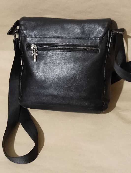 Мужская кожаная сумка "Chrome Hearts", США, оригинал. Новая.