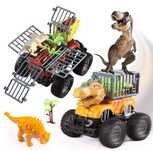 dinozaurowa ciężarówka, dino transporter zestaw