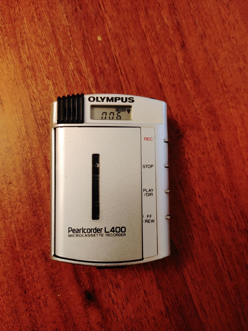 Винтажный мини диктофон olympus pearlcorder l400