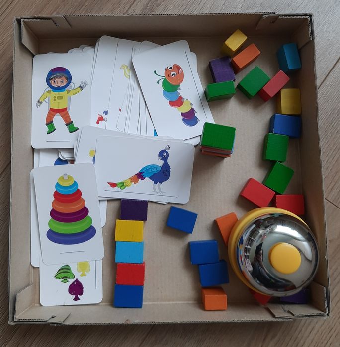 Color crazy cubes настільна гра, магнітні ігри, колобок, Тєрємок