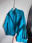 Błękitna przewiewna sportowa bluza adidas S 36 clima