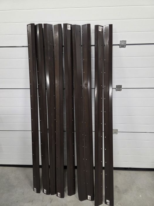 Profile okapowe K10R - 9 szt Brąz RAL 8019 Renoplast