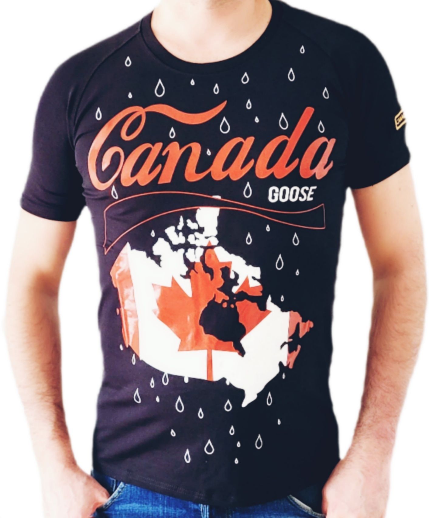 Koszulka T-Shirt męski Canada Goose czarna