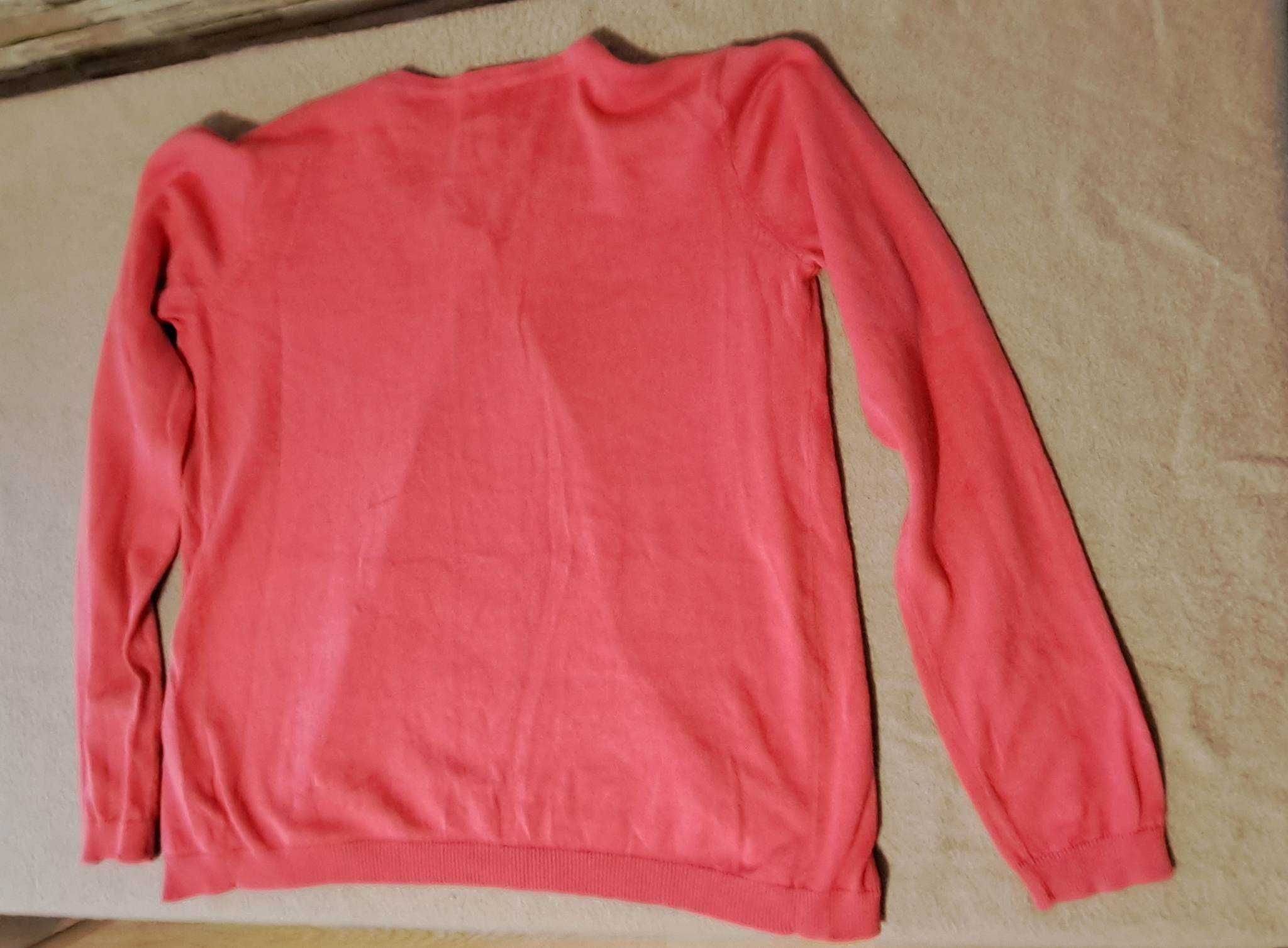 Sweterek różowy dla dżiewczynki
