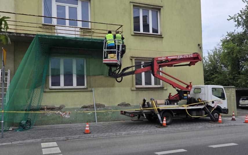 Wynajem zwyżki zwyżka podnośnika koszowego