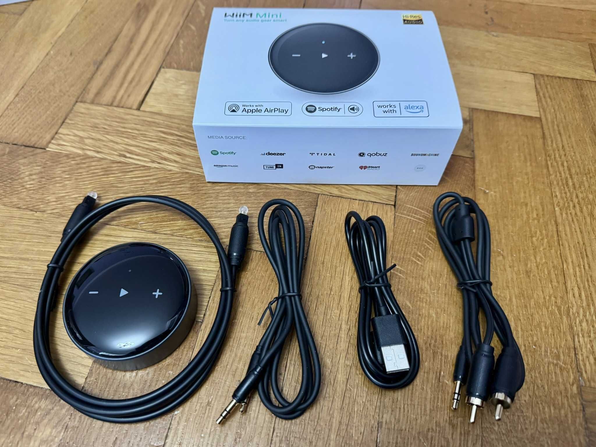 Odtwarzacz sieciowy streamer WIIM MINI Wi-Fi Airplay 2 Spotify Tidal