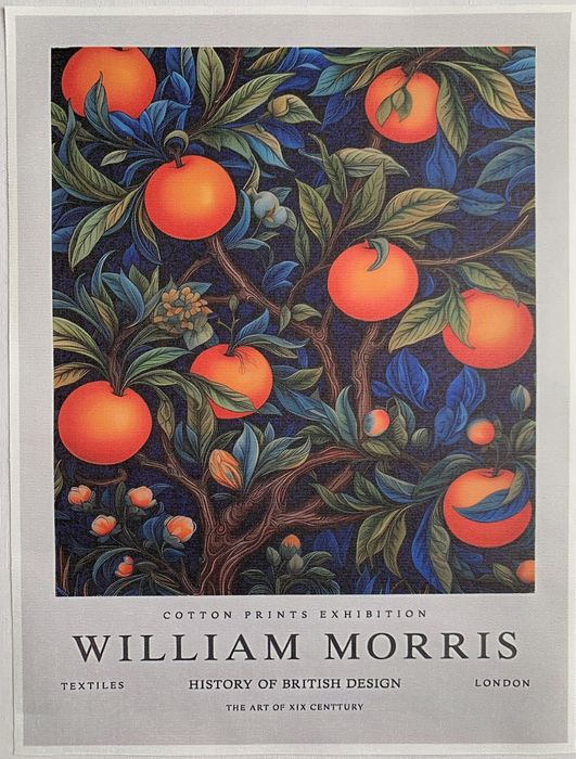 Gobelin na płótnie/Obrazek/William Morris/Orange Tree