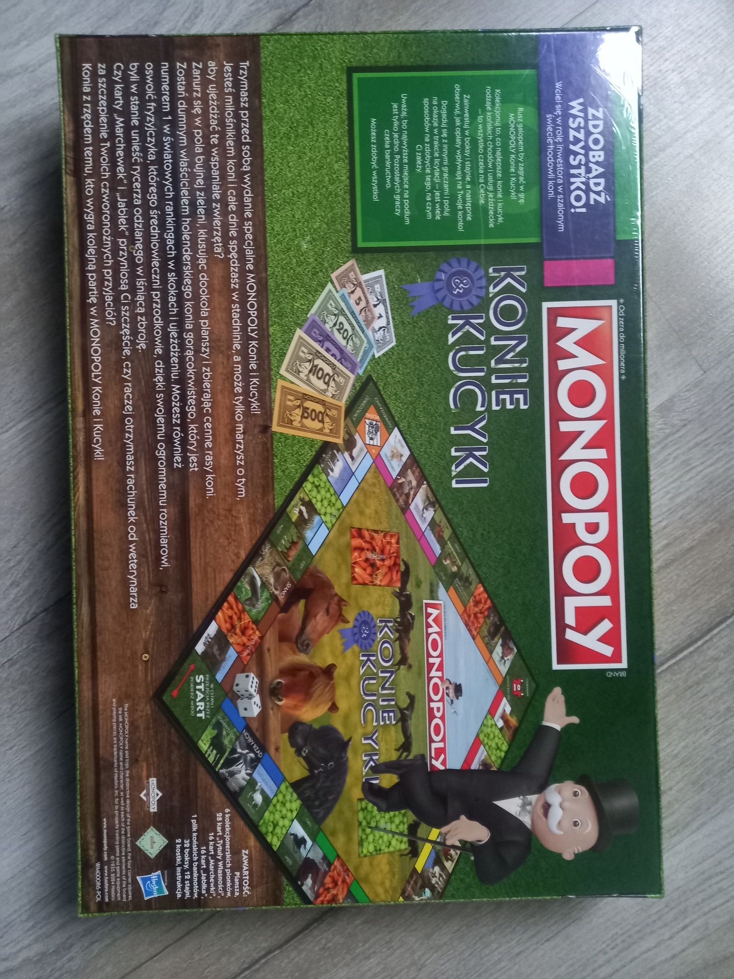 Monopoly Konie i kucyki to rodzinna gra planszowa,