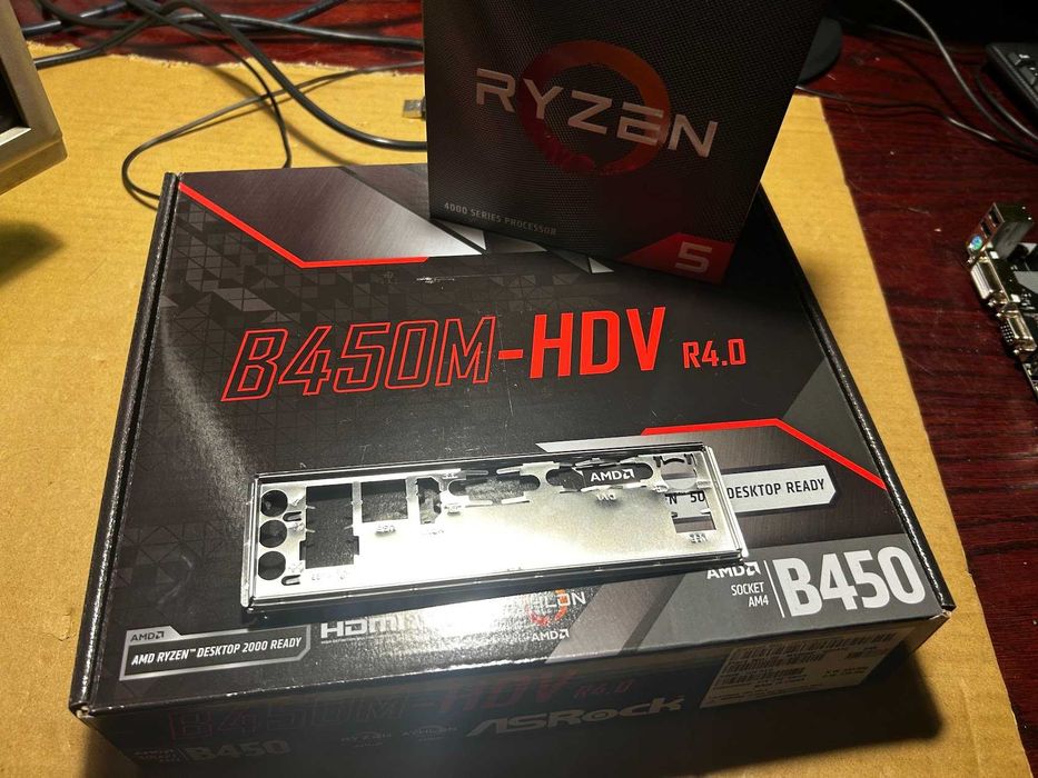 Płyta MSI /Procesor Ryzen5/ 32 GB Ram DDR4/ DyskNvmePCI/Nowe/Gwarancja