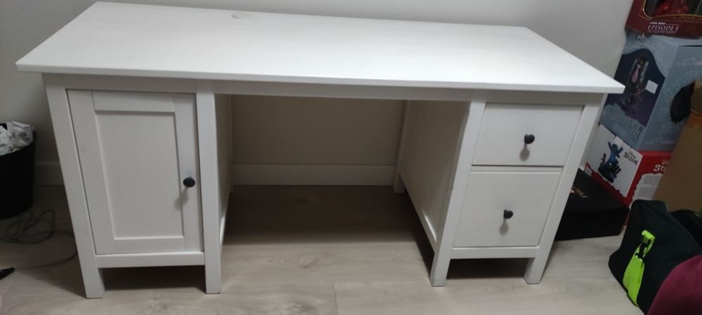 Biurko hemnes białe Ikea 155x65