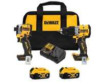 Шуруповерт імпакт безщітковий інструмент DeWALT DCK2050M2 20V MAX