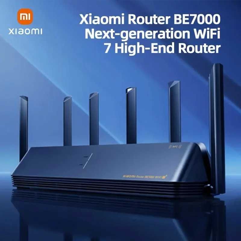 Wi-Fi роутер Xiaomi Router AX7000/BE7000 WiFi-7, 160 МГц, MESH, 1 Gb