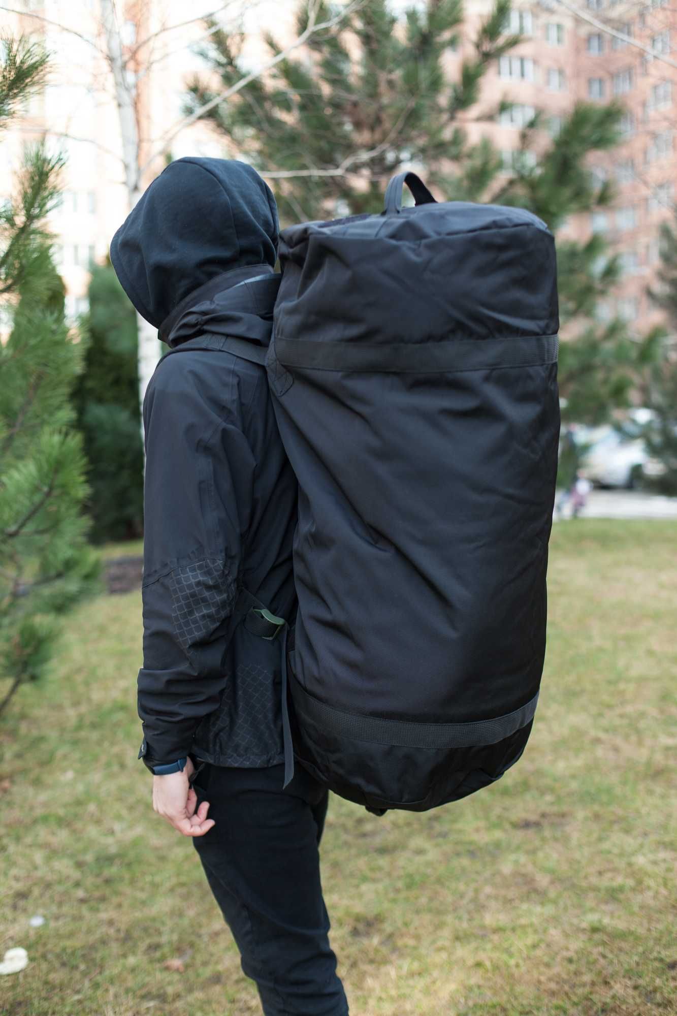 Баул, Сумка тактична, транспортна , 100 л, чорна