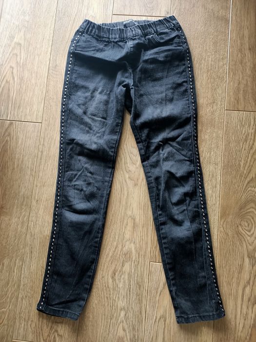Spodnie/legginsy jeansowe Reserved dla dziewczynki, rozm. 134.