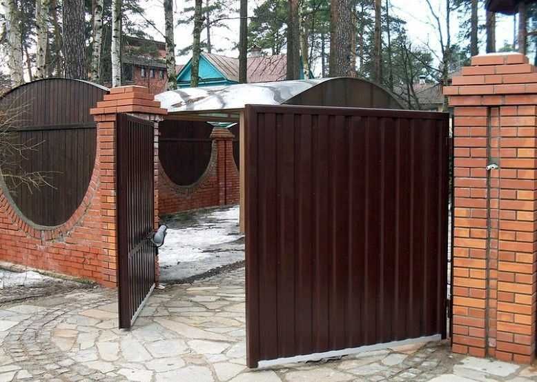 Комплект розпашних воріт 3 x 1.7 TETRIX КСС виробник распашные ворота