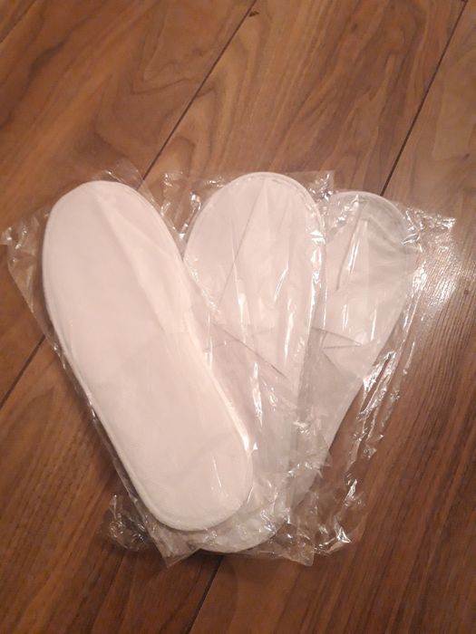 Kapcie jednorazowe 3szt nowe