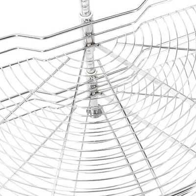 Koszt Cargo, 2-poziomowy kosz druciany do kuchni srebrny DaMaOutlet.pl