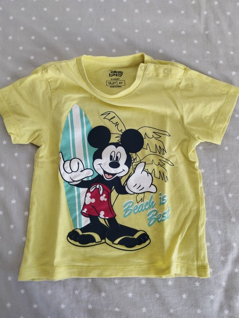 T-shirt Mickey menino 18-24 meses