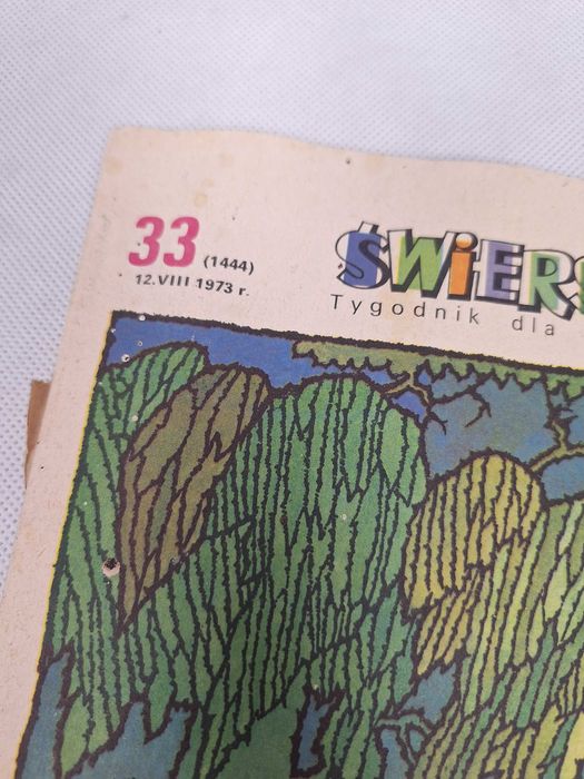 Świerszczyk Tygodnik dla młodszych dzieci Nr 33 (1444) 12 VIII 1973