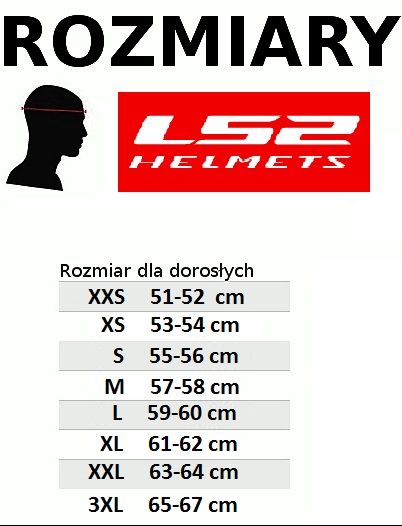 NOWY Kask szczękowy blenda LS2 FF325 STROBE biały rozmiar XS, XL, XXL