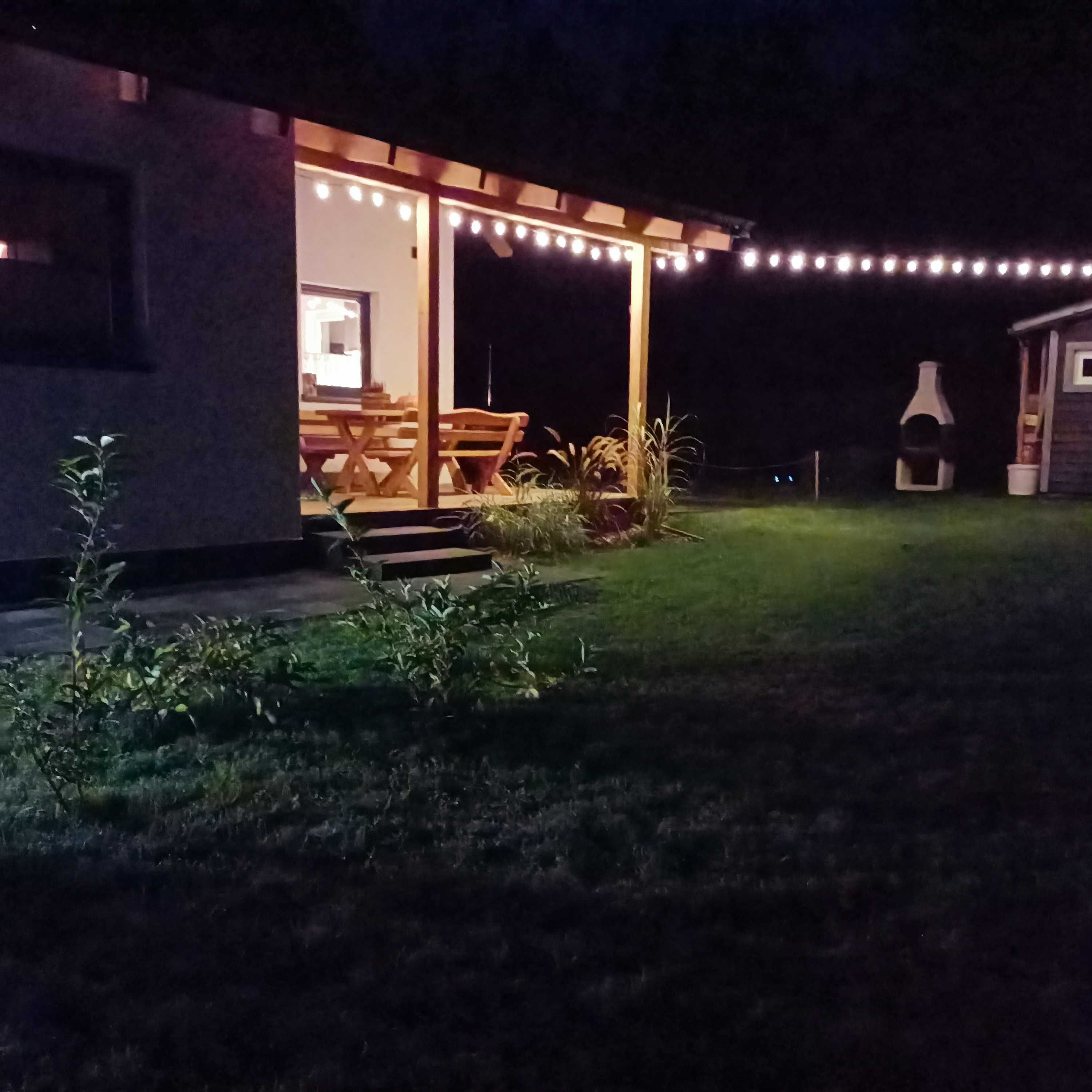 Całoroczny domek na Kaszubach (gorąca balia, jacuzzi, sauna)