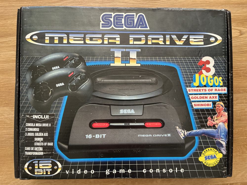 Sega Mega drive 2 - Completa na caixa