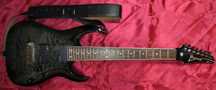 Електрогітара Ibanez RGA7QM (7 струн) + Seymour Duncan Blackouts Set