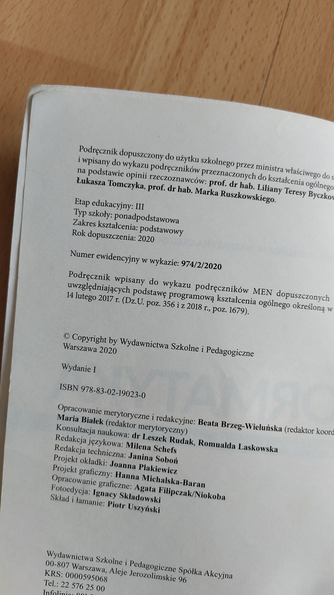 informatyka 2 wsip zakres podstawowy podręcznik