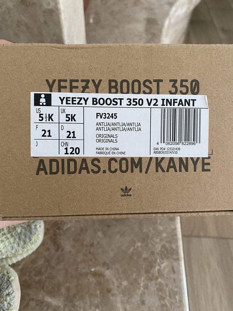 Adidasy Adidas Yeezy 350 V2 Infant Antlia 21 22