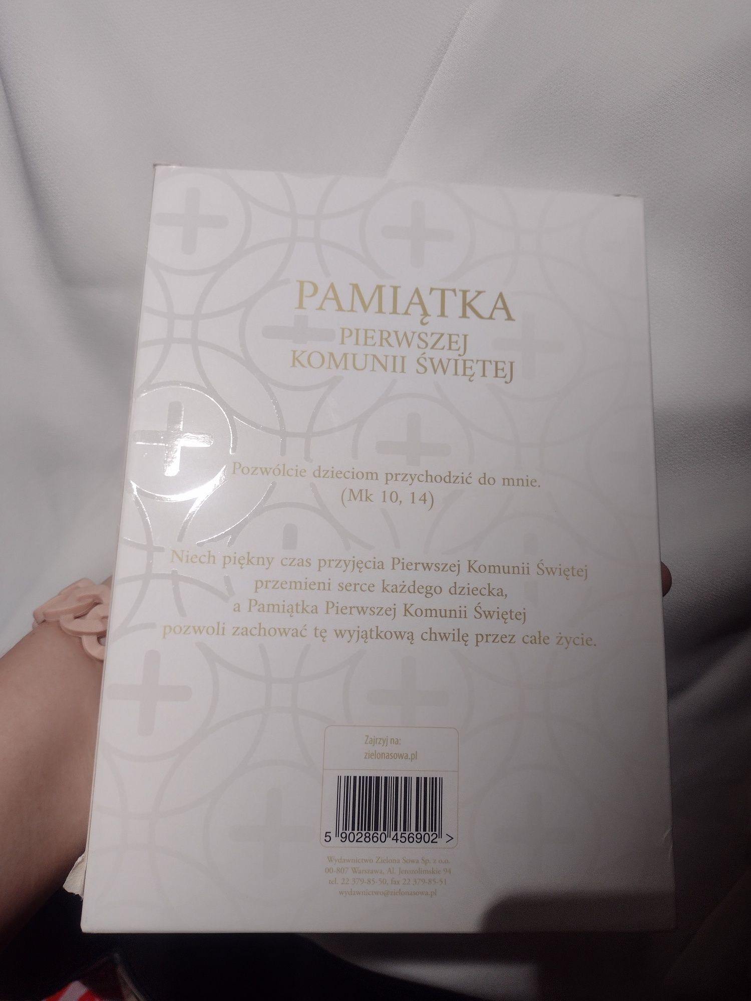 Zestaw komunijny/ Pamiątka Pierwszej Komunii Świętej+ Biblia/ NOWY