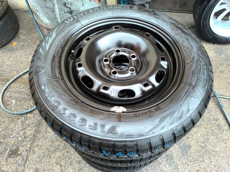 5x100 Felgi Stalowe Stal 14 Koła Zimowe Zima SKODA FABIA PRAKTIK ROOMSTER RAPID SEAT IBIZA CORDOBA TOLEDO IV 4 VW FOX POLO Legnica ALU-RAD 175/65 6mm