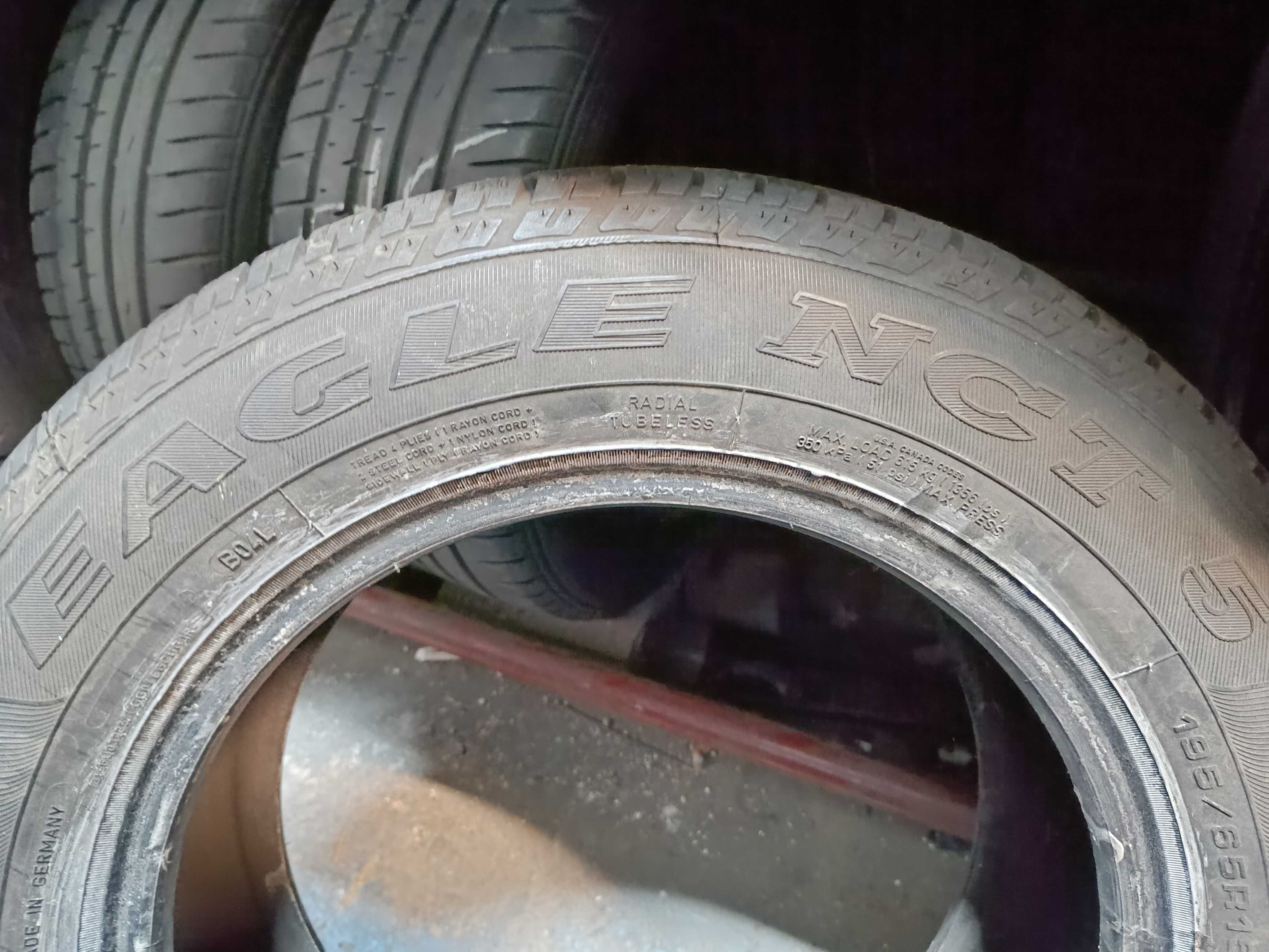 2x 195/65R15 Goodyear Eagle NCT 5 Lato Używane FV Siedlce