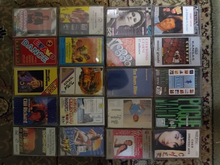 Kasety Magnetofonowe, Zestaw #9, 20 Sztuk, Wyprzedaż Kolekcji! OKAZJA!