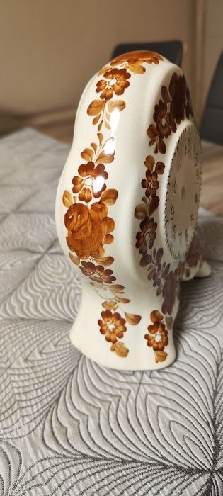 Zegar fajansowy. Włocławek.