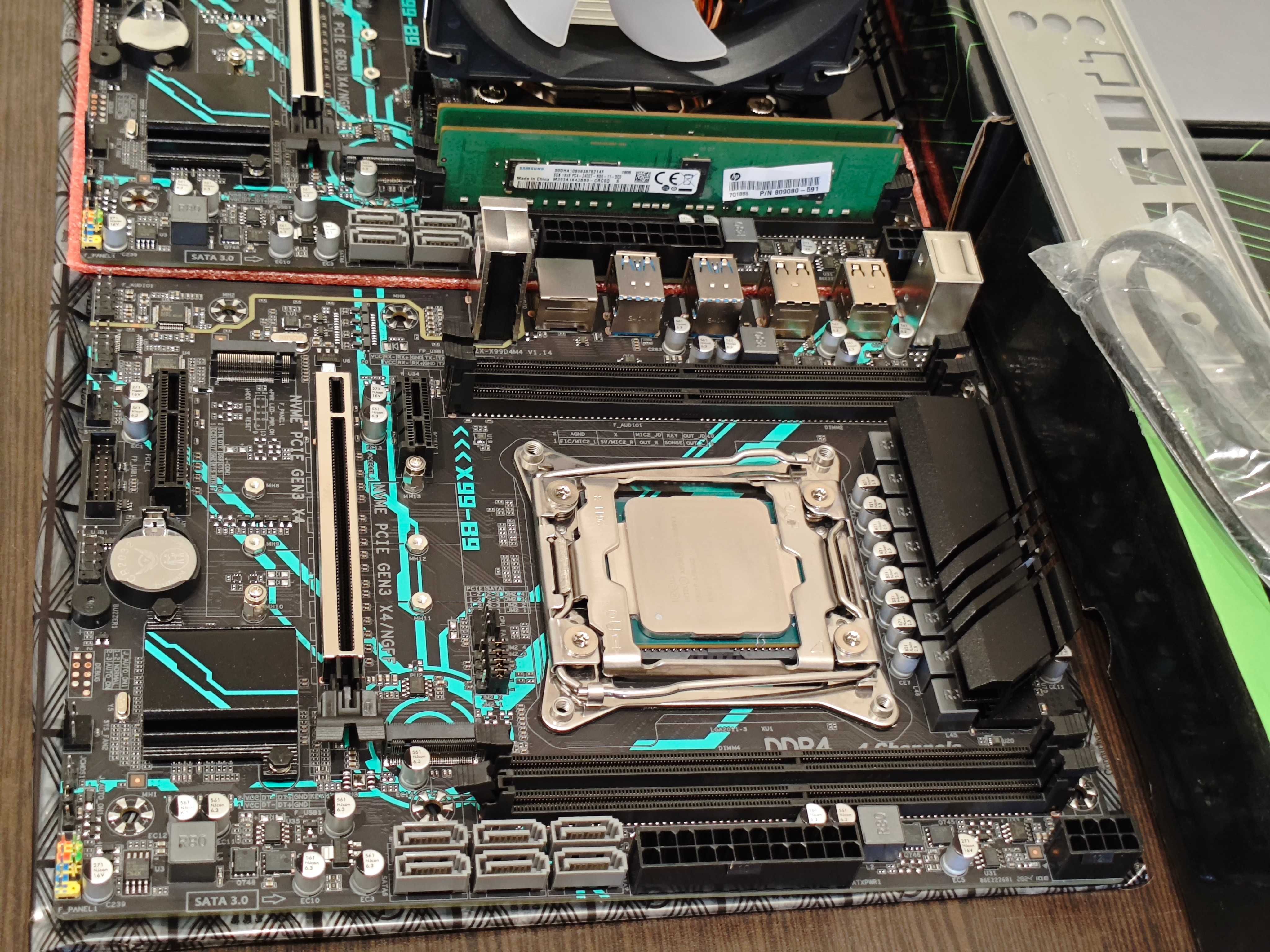 X99 2011v3 MACHINIST B9 + 2680v3 + 16Gb DDR4 ОЗУ/E5 2666v3 2660v4 2643