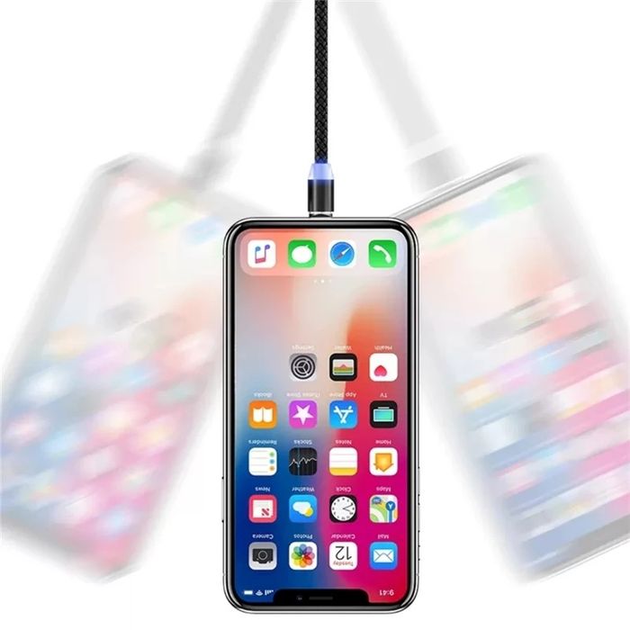 Зарядка на магните юсб-кабель провод шнур магнитный андроид айфон