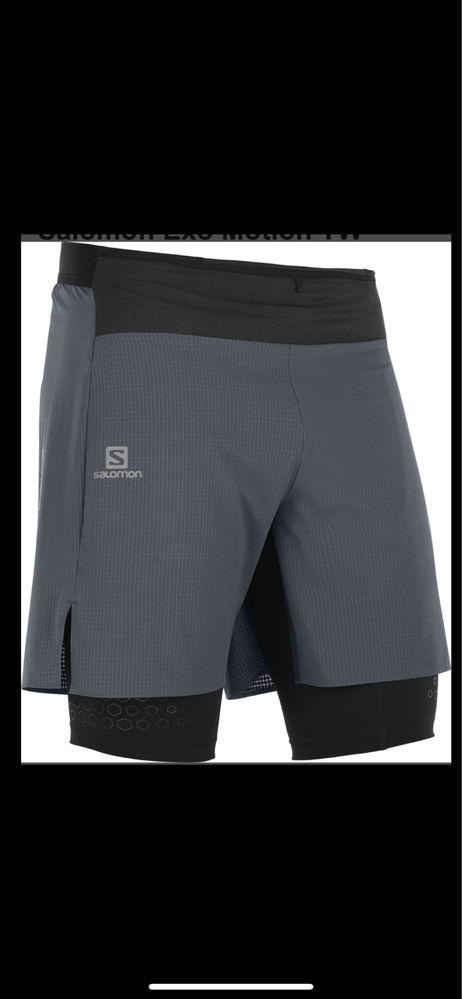 Шорти для бігу чоловічі Salomon Exo Motion TW Short M