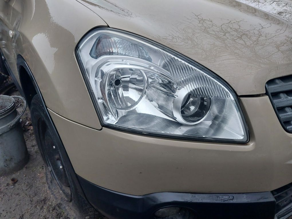 Lampa prawa lewa przód przednia nissan qashqai j10 eu