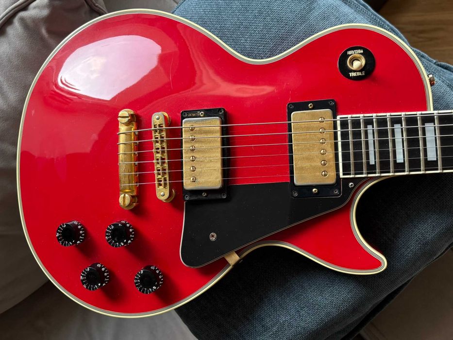 Gibson Les Paul Custom 1985 Ferrari Red - kolekcjonerski vintage