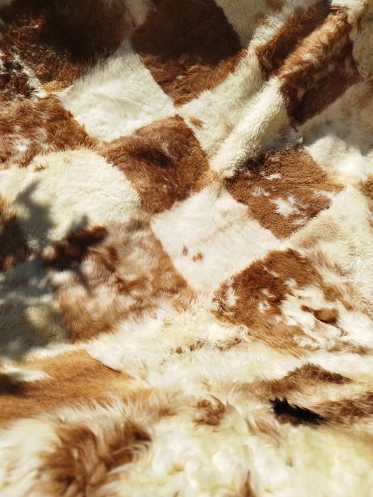 Colcha em pelo de animal