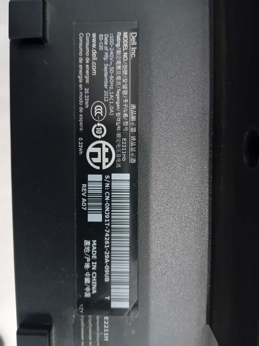 Monitor Dell 22 cale